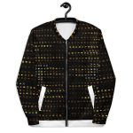 Cryptocurrency Coding Unisex Bomber Jacket - Image 4
