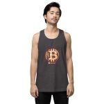 Bitcoin Crypto Men’s premium tank top - Image 26