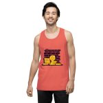 Bit By Wall Men’s premium tank top - Image 36