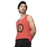Bitcoin Crypto Men’s premium tank top - Image 44