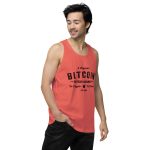 Satoshi Nakamoto Men’s premium tank top - Image 15