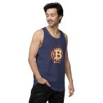 Bitcoin Crypto Men’s premium tank top - Image 33