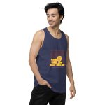Bit By Wall Men’s premium tank top - Image 27