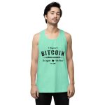Satoshi Nakamoto Men’s premium tank top - Image 33