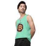 Bitcoin Crypto Men’s premium tank top - Image 64