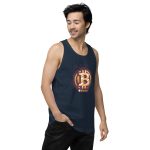 Bitcoin Crypto Men’s premium tank top - Image 23