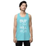Buy Low Sell High Men’s premium tank top - Image 48