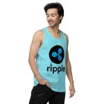 Wow Ripple Men’s premium tank top - Image 38