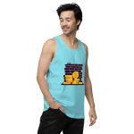 Bit By Wall Men’s premium tank top - Image 47