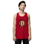 Bitcoin Crypto Men’s premium tank top - Image 16