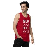 Buy Low Sell High Men’s premium tank top - Image 21