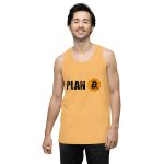 Plan Bitcoin Men’s premium tank top - Image 28