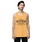 Satoshi Nakamoto Men’s premium tank top - Image 23