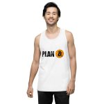 Plan Bitcoin Men’s premium tank top - Image 42