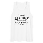 Satoshi Nakamoto Men’s premium tank top - Image 7