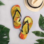 Golden Crypto Coin Flip-Flops - Image 2