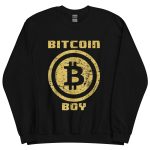 Bit Coin Boy Unisex Sweatshirt - Image 4