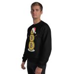 Bitcoin Snow Unisex Sweatshirt - Image 10