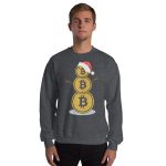 Bitcoin Snow Unisex Sweatshirt - Image 31