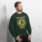 Bit Coin Boy Unisex Sweatshirt - Image 21