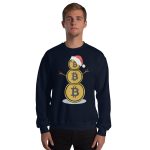 Bitcoin Snow Unisex Sweatshirt - Image 13