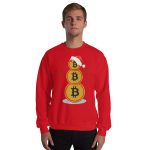Bitcoin Snow Unisex Sweatshirt - Image 25