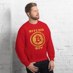 Bit Coin Boy Unisex Sweatshirt - Image 25