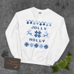 Jolly Holly Unisex Sweatshirt - Image 4