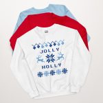 Jolly Holly Unisex Sweatshirt - Image 5