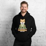 Cute Doge Shiba Inu Rich Coin Unisex Hoodie - Image 7