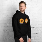 Shiba Inu Vs Doge Coin Unisex Hoodie - Image 9
