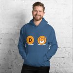 Shiba Inu Vs Doge Coin Unisex Hoodie - Image 18