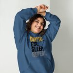 Eat Sleep Repeat Unisex Hoodie - Image 11