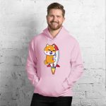 Cute Shiba inu to the Moon Unisex Hoodie - Image 39