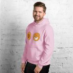 Shiba Inu Vs Doge Coin Unisex Hoodie - Image 40