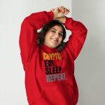Eat Sleep Repeat Unisex Hoodie - Image 9