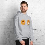 Shiba Inu Vs Doge Coin Unisex Hoodie - Image 33