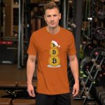 Bitcoin Snowman Short-Sleeve Unisex T-Shirt - Image 14