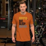 Eat Sleep Repeat Short-Sleeve Unisex T-Shirt - Image 13