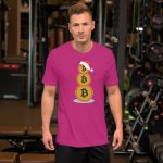 Bitcoin Snowman Short-Sleeve Unisex T-Shirt - Image 15