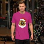 Bitcon Santa Short-Sleeve Unisex T-Shirt - Image 13