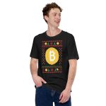 Bitcoin Ugly Jumper Design Short-Sleeve Unisex T-Shirt - Image 10