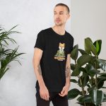 Cute Doge Shiba Inu Rich Coin Short-Sleeve Unisex T-Shirt - Image 2