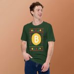 Bitcoin Ugly Jumper Design Short-Sleeve Unisex T-Shirt - Image 34
