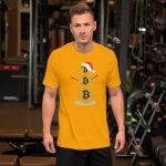 Bitcoin Snowman Short-Sleeve Unisex T-Shirt - Image 27