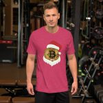Bitcon Santa Short-Sleeve Unisex T-Shirt - Image 15