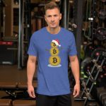 Bitcoin Snowman Short-Sleeve Unisex T-Shirt - Image 23