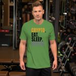 Eat Sleep Repeat Short-Sleeve Unisex T-Shirt - Image 19
