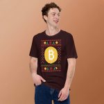 Bitcoin Ugly Jumper Design Short-Sleeve Unisex T-Shirt - Image 19