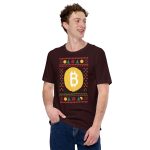 Bitcoin Ugly Jumper Design Short-Sleeve Unisex T-Shirt - Image 15